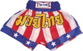Twins Thai Style Trunks R/W/B